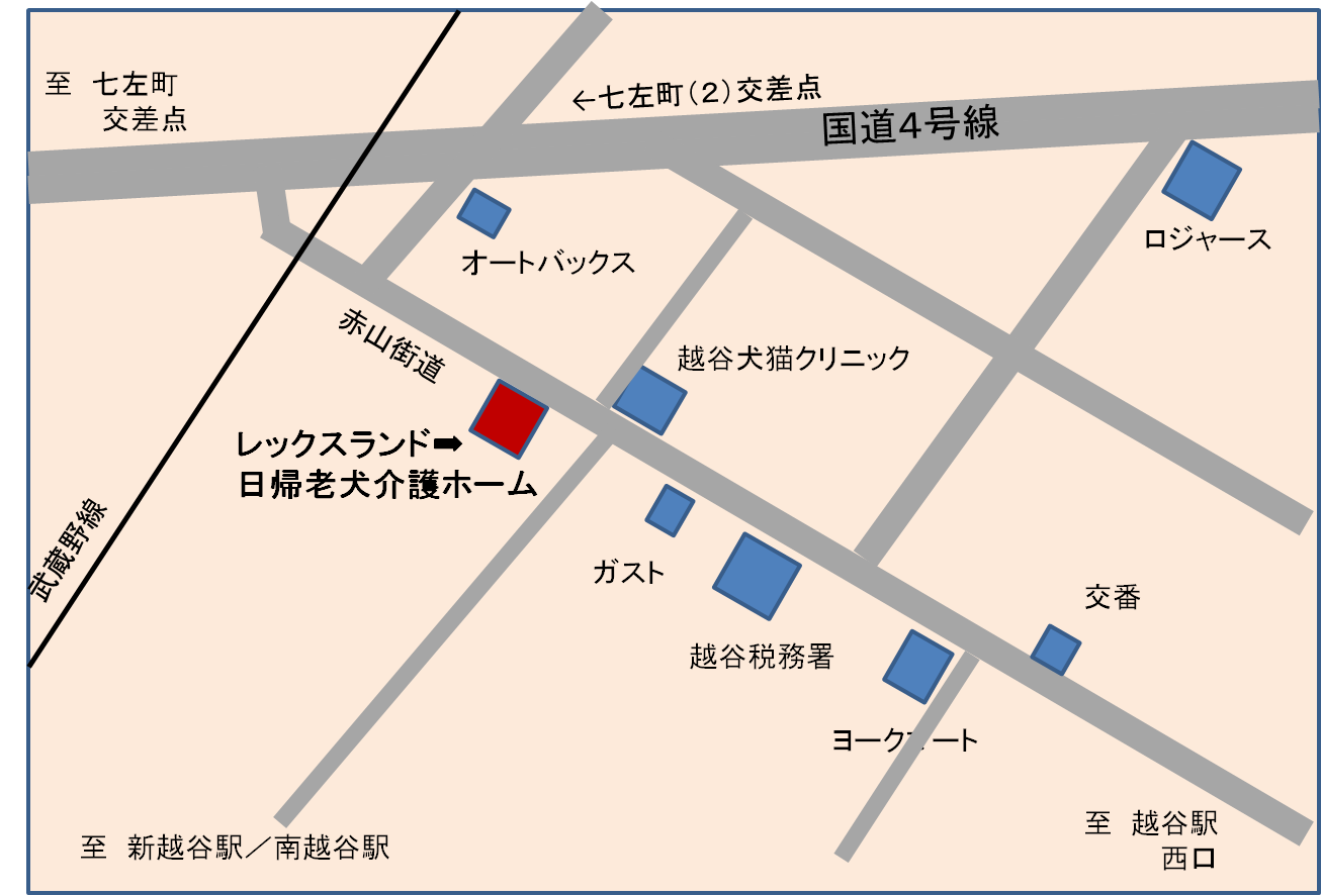 レックスランド案内図